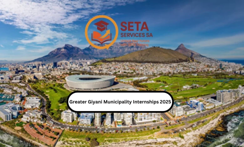 Greater Giyani Municipality Internships 2025