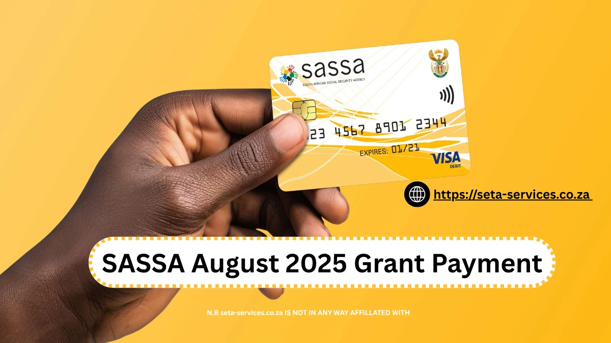 SASSA August 2025 Grant Payment