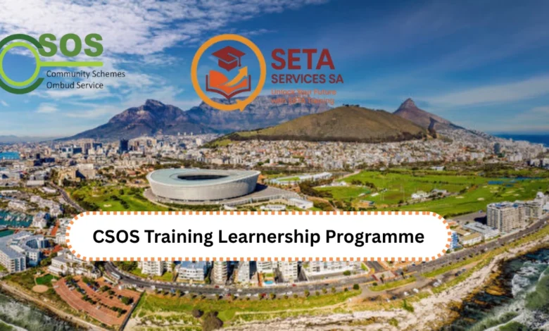 CSOS Training Learnership Programme