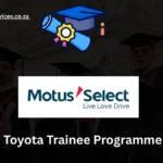 Motus Toyota Trainee Programme 2025 – Kickstart Your Vehicle Sales Career in South Africa Motus Toyota Trainee Programme