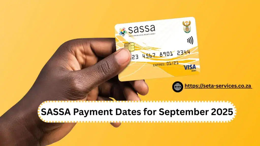 SASSA Payment Dates for September 2025