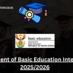 Department of Basic Education Internships 2025/2026 Department of Basic Education Internships 2025/2026Department of Basic Education Internships
