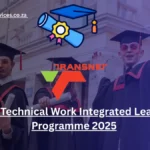 Transnet Technical Work Integrated Learnership Programme 2025 Transnet Technical Work Integrated Learnership Programme 2025