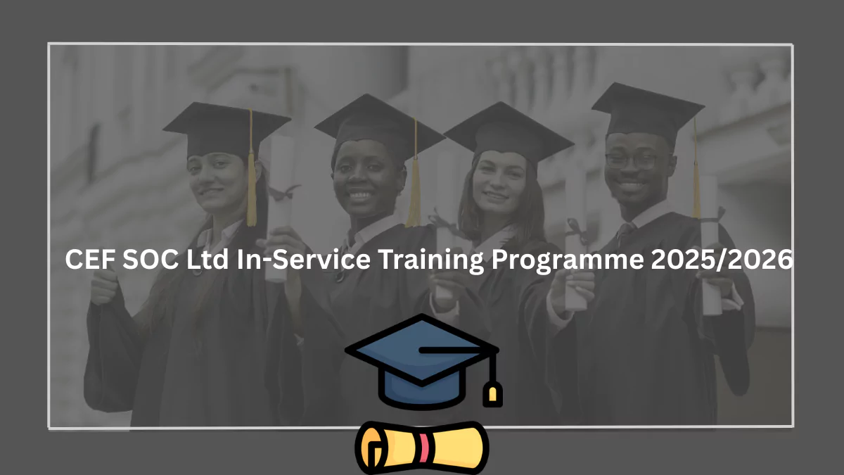 CEF SOC Ltd In-Service Training Programme 2025/2026