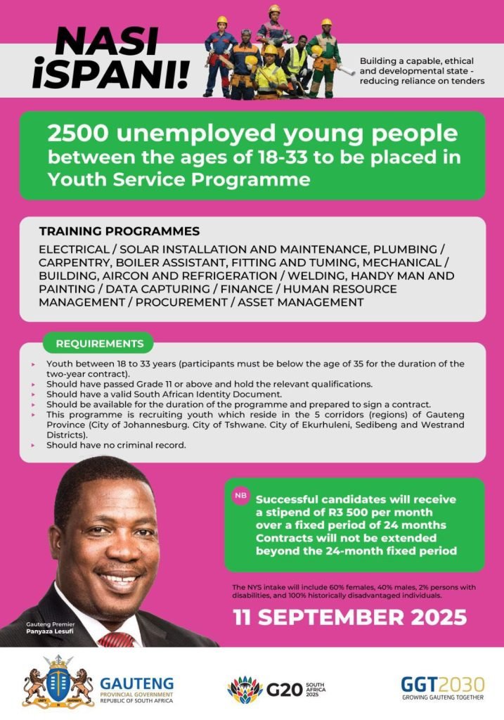 Nasi iSpani Youth Service Programme 2025