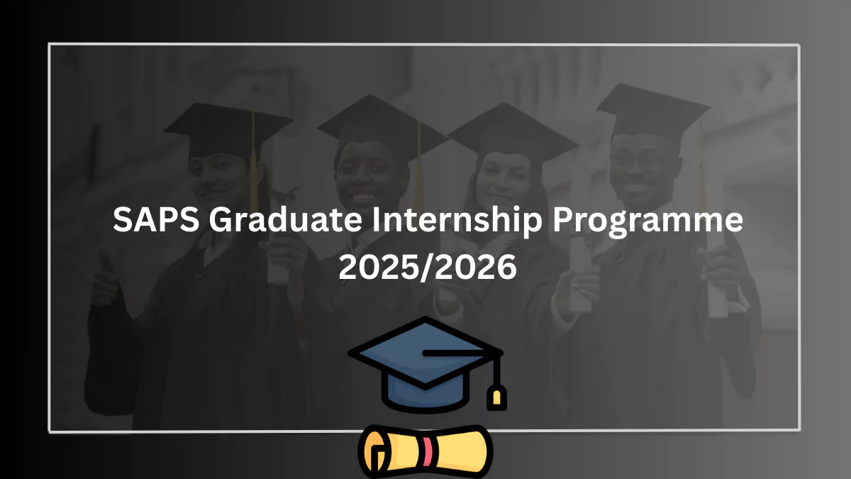 SAPS Graduate Internship Programme 2025/2026