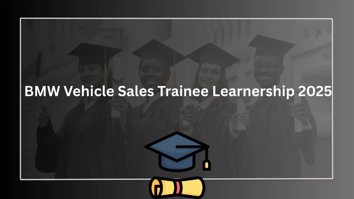 BMW Vehicle Sales Trainee Learnership 2025