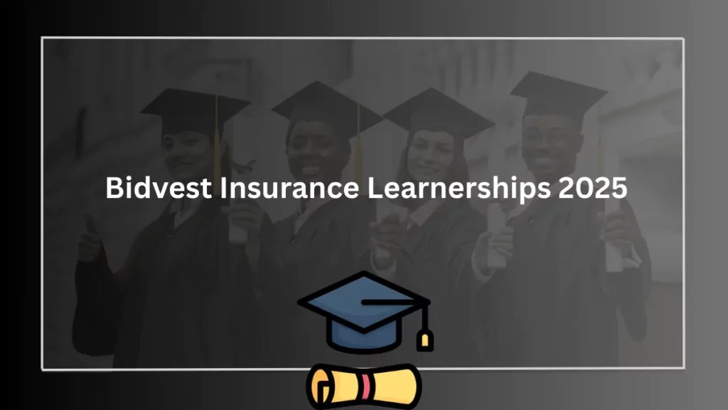 Bidvest Insurance Learnerships 2025
