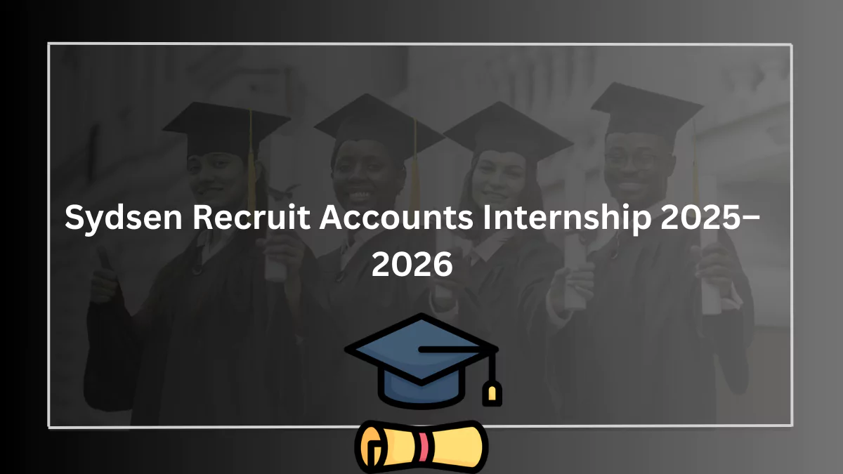 Sydsen Recruit Accounts Internship 2025–2026