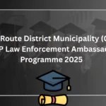 Garden Route District Municipality (GRDM): EPWP Law Enforcement Ambassadors Programme 2025 Garden Route District Municipality (GRDM): EPWP Law Enforcement Ambassadors Programme 2025