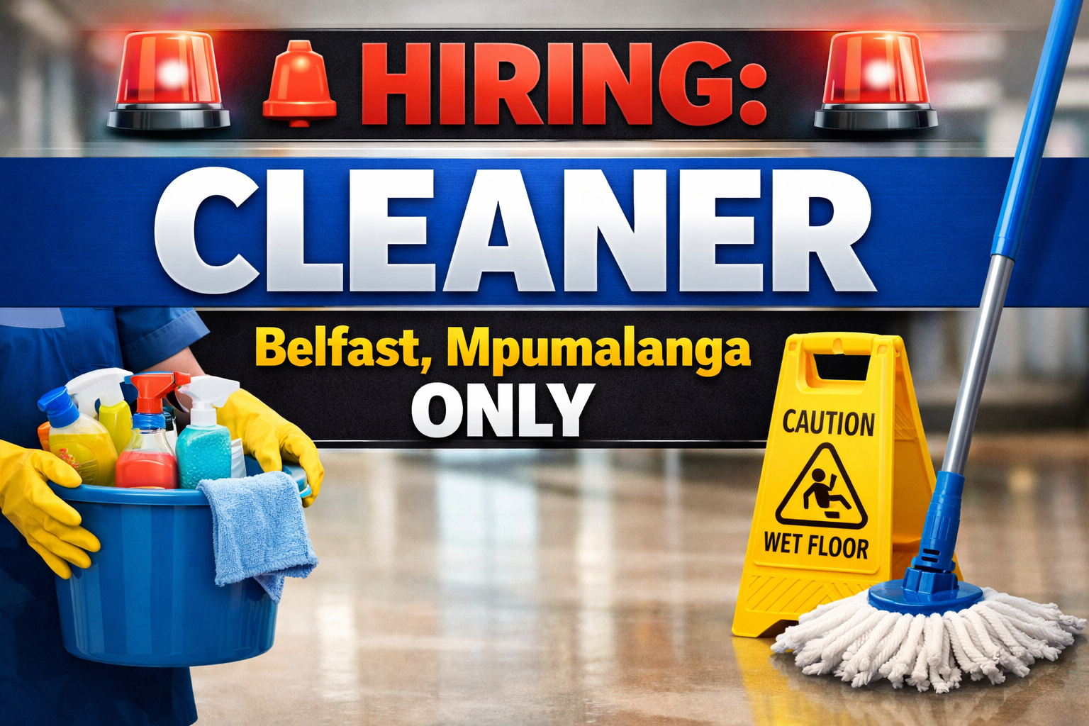 Hiring cleaner in Belfast Mpumalanga