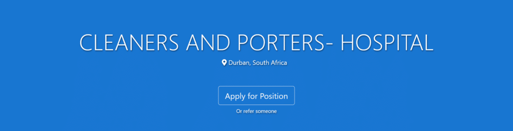 Screenshot 2026 02 15 at 20 04 30 CLEANERS AND PORTERS HOSPITAL Kabstrading Co Career Page