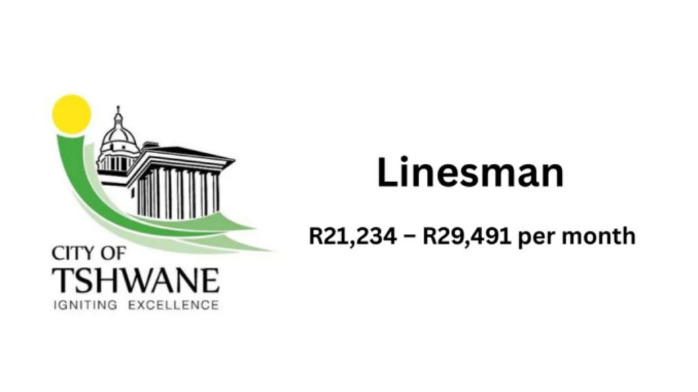 Screenshot 2026 02 16 at 19 02 51 City of Tshwane Linesman Jobs – 2 Posts Recruite