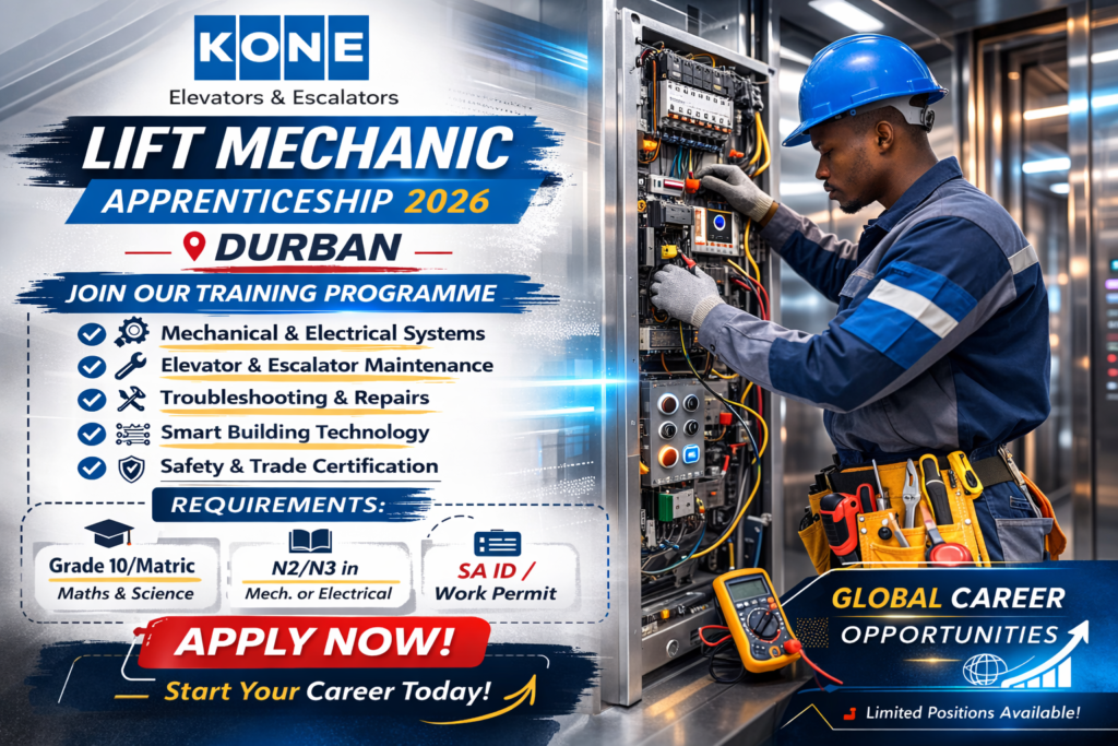 KONE Lift Mechanic Apprenticeship 2026 in Durban (Elevator & Escalator Programme) 3 ChatGPT Image Mar 3 2026 10 45 13 PM