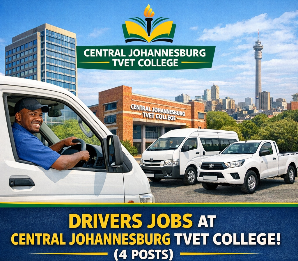 Drivers Jobs at Central Johannesburg TVET College (4 Posts) – Apply Before 13 March 2026 1 ChatGPT Image Mar 4 2026 01 56 08 PM