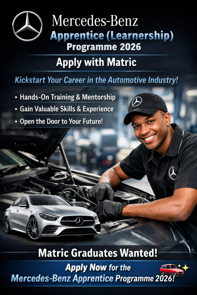 Mercedes Benz apprentice programme 2026 recruitment