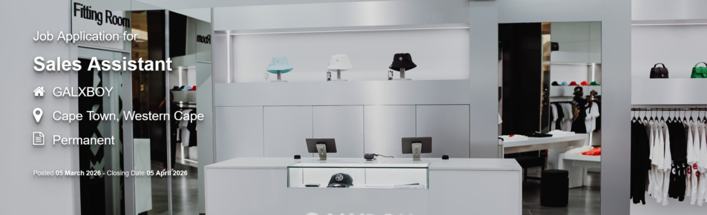 Screenshot 2026 03 06 at 19 16 01 Apply for Sales Assistant at GALXBOY