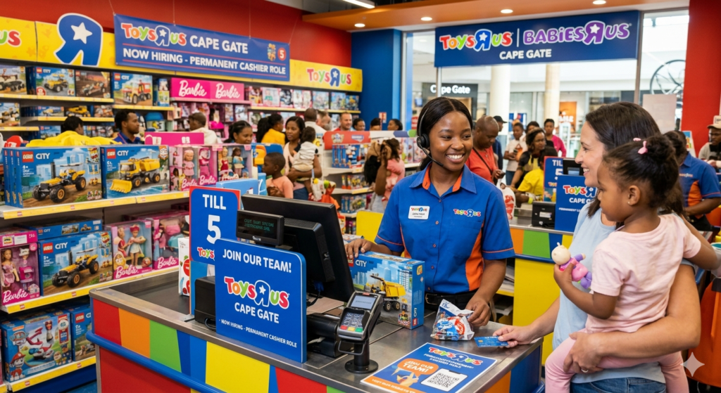 Cashier Job Vacancy in Cape Town 2026 – Toys R Us Cape Gate Hiring Now (Permanent Retail Job) 1 image 5de8c361