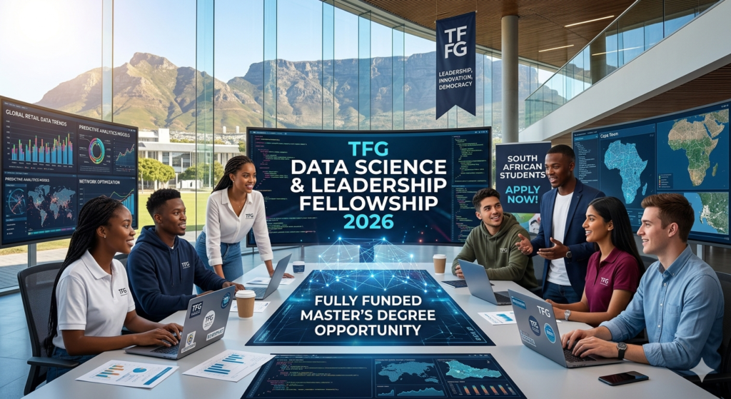 TFG Data Science and Leadership Fellowship 2026: Fully Funded Master's Degree Opportunity for South African Students 1 image 6b9b217b