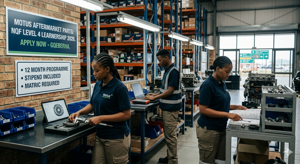 Motus Aftermarket Parts NQF Level 4 Learnership 2026 – Apply Now in Gqeberha 1 image abcb1262